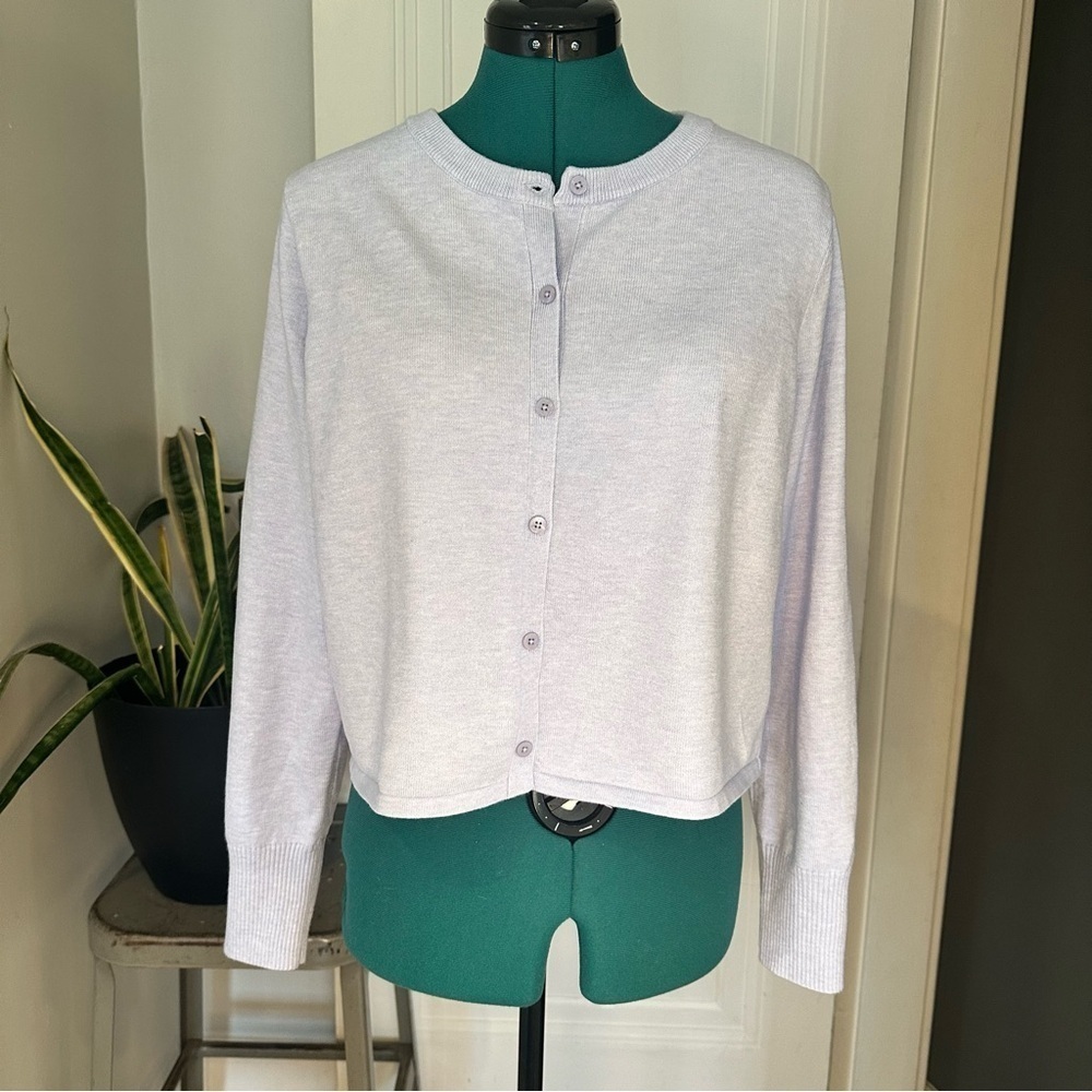 Wild Fable (target) Women’s Cardigan Sweater size XL lilac purple